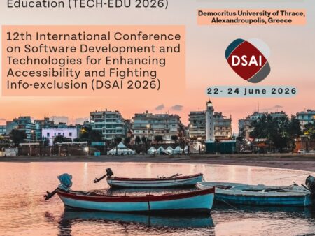 International conferences TECH-EDU2026 & DSAI 2026 (co-located)